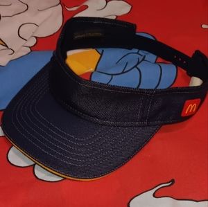 McDonalds Snapback Visor Hat Employee Worker Promotional Promo